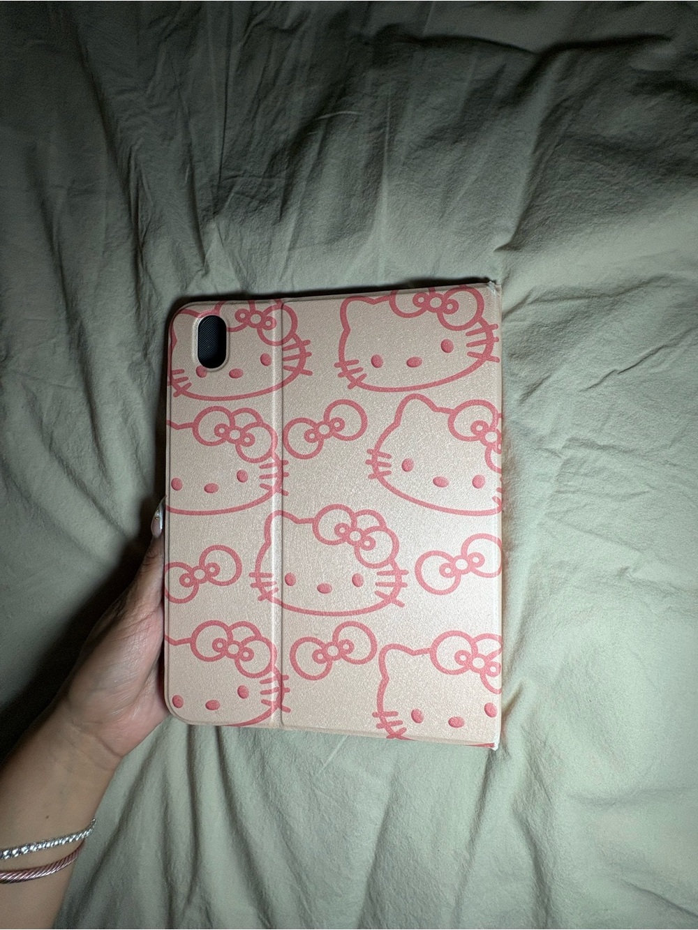 Pink Hello Kitty iPad  Case Cover - Compatible Tablet Accessory